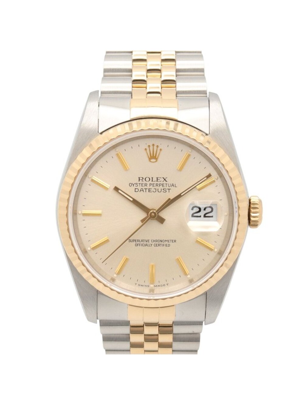 Rolex Watch Datejust Sil BA 18k Stainless Steel
